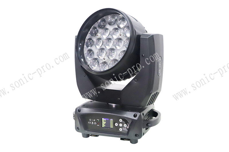 江苏YD-350R   LED19珠15W摇头染色灯