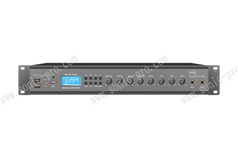 江苏PA-240 带MP3合并式功放（240W）