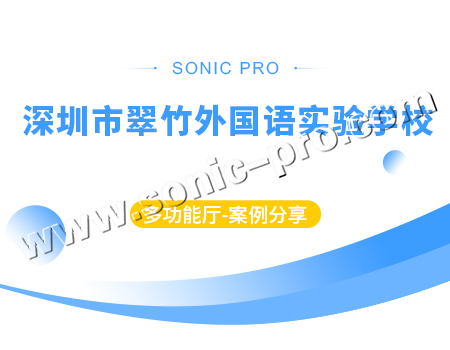 深圳市翠竹外国语实验学校多功能厅-案例分享